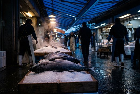Toyosu fish market